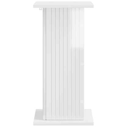 Plantenstandaard 2 pcs Hoogglans Wit 30,5 x 30 x 60,5 cm