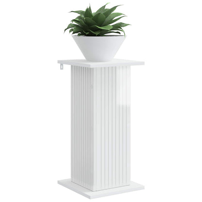 Plantenstandaard 2 pcs Hoogglans Wit 30,5 x 30 x 60,5 cm