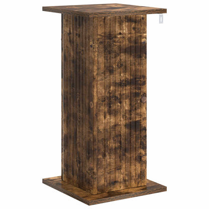 Plantenstandaard 2 pcs Gerookt eiken 30,5 x 30 x 60,5 cm