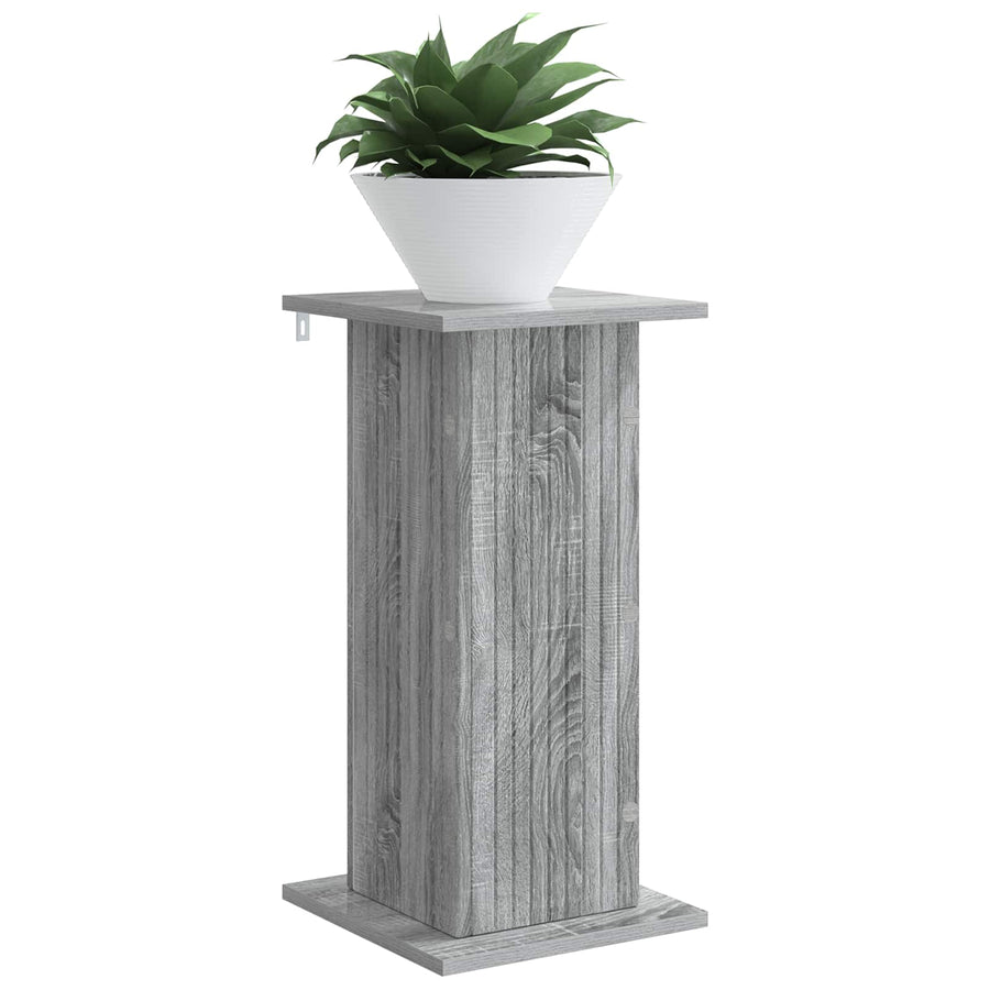 Plantenstandaard Grijs sonoma 30,5 x 30 x 60,5 cm Bewerkt hout