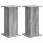 Plant stand 2 pcs Grey sonoma 30.5 x 30 x 60.5 cm