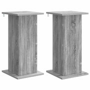 Plantenstandaard 2 stuks 30,5x30x60,5 cm grijs sonoma