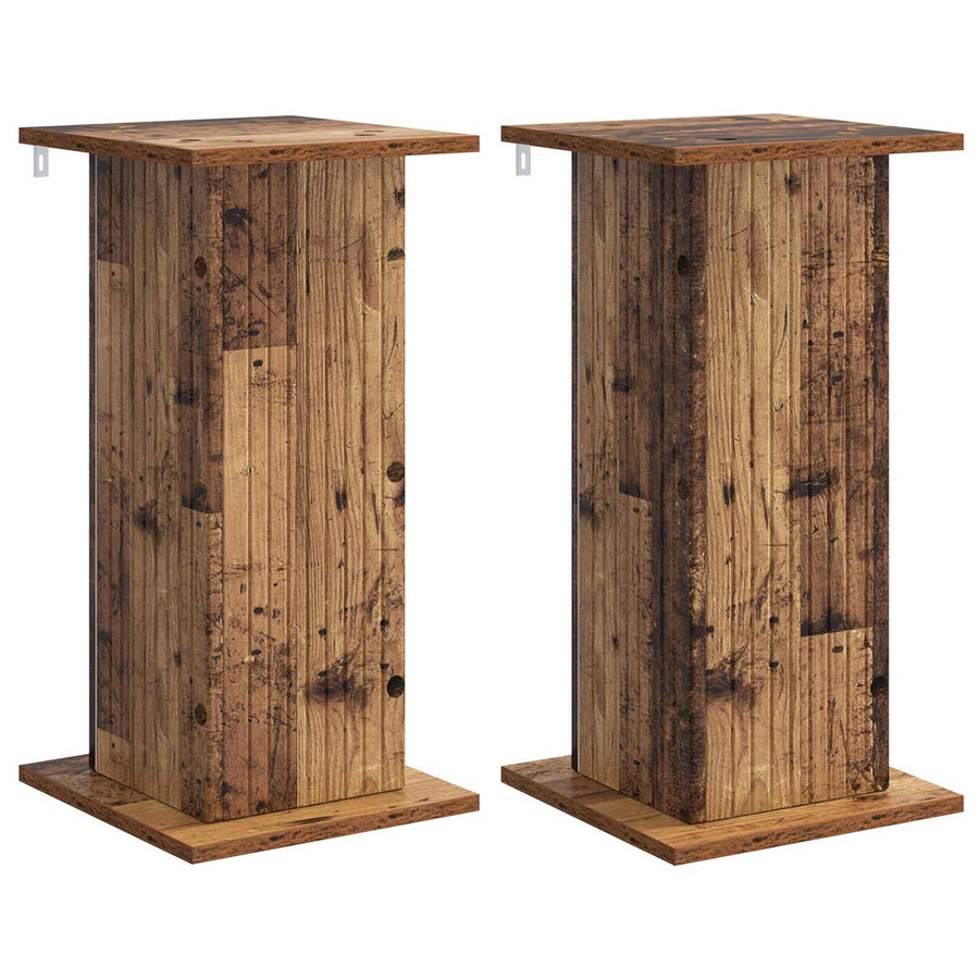 Plantenstandaard 2 pcs Oud hout 30,5 x 30 x 60,5 cm
