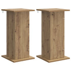 Plant stand 2 pcs Artisan oak 30.5 x 30 x 60.5 cm