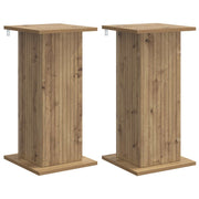 Plantenstandaard 2 stuks 30,5x30x60,5 cm bewerkt hout
