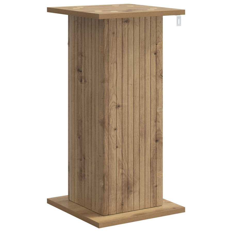 Plantenstandaard 2 pcs Artisanaal eiken 30,5 x 30 x 60,5 cm