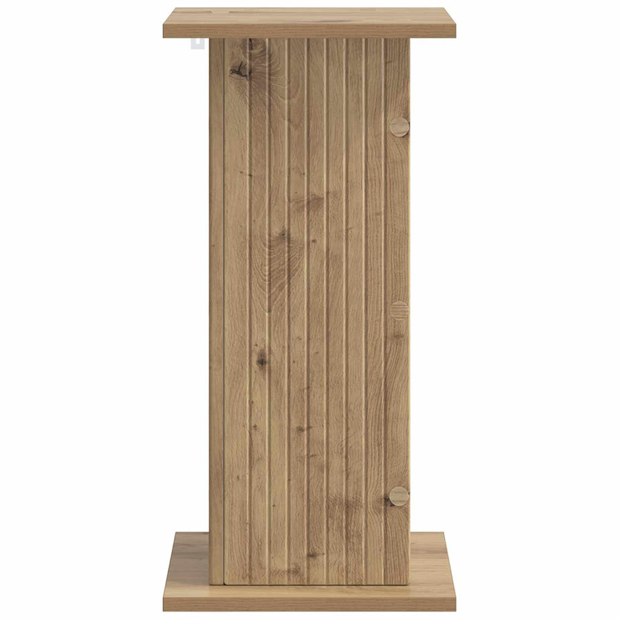 Plantenstandaard 2 pcs Artisanaal eiken 30,5 x 30 x 60,5 cm
