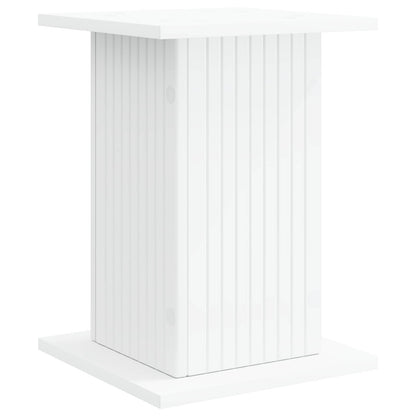 Plantenstandaard Wit 30,5 x 30 x 43 cm Bewerkt hout
