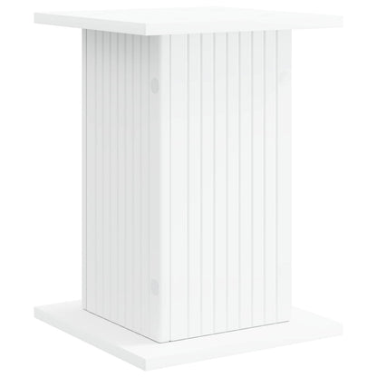 Plantenstandaard Wit 30,5 x 30 x 43 cm Bewerkt hout
