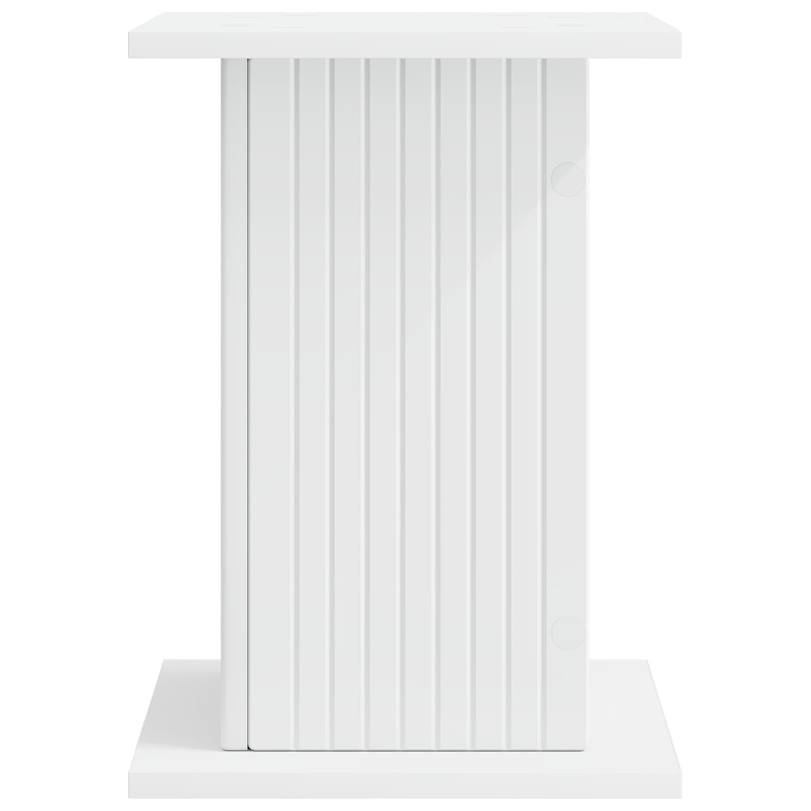 Plantenstandaard Wit 30,5 x 30 x 43 cm Bewerkt hout