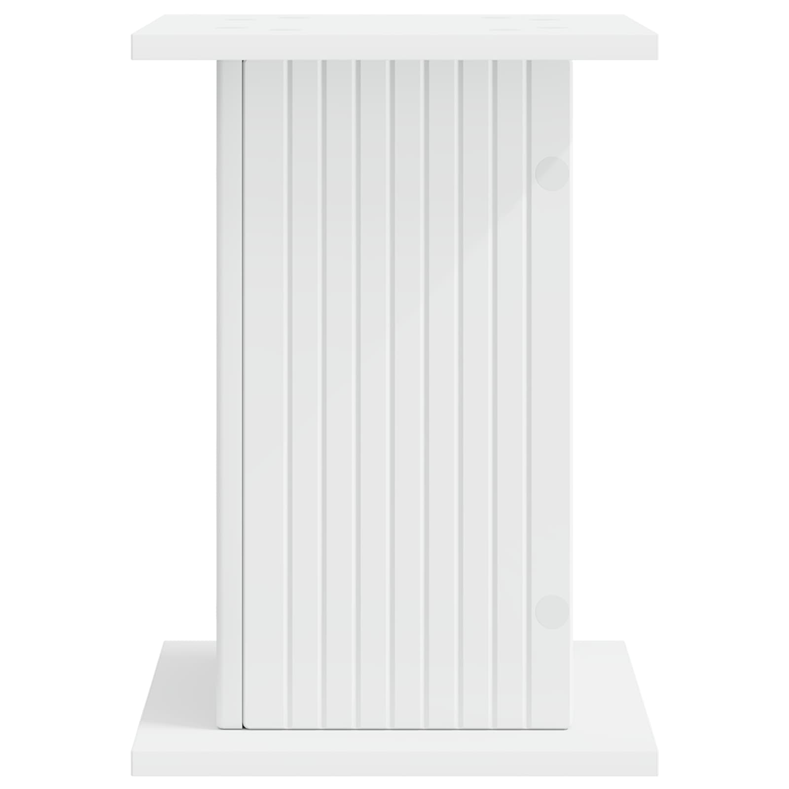Plantenstandaard Wit 30,5 x 30 x 43 cm Bewerkt hout