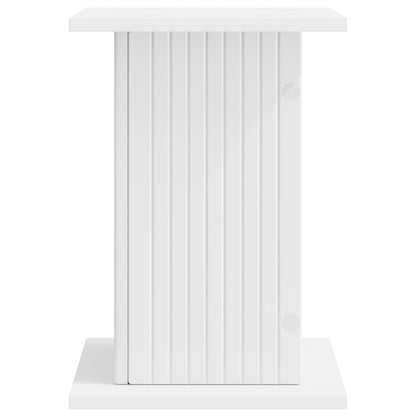 Plantenstandaard Wit 30,5 x 30 x 43 cm Bewerkt hout