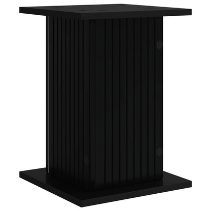 Plantenstandaard Zwart 30,5 x 30 x 43 cm Bewerkt hout