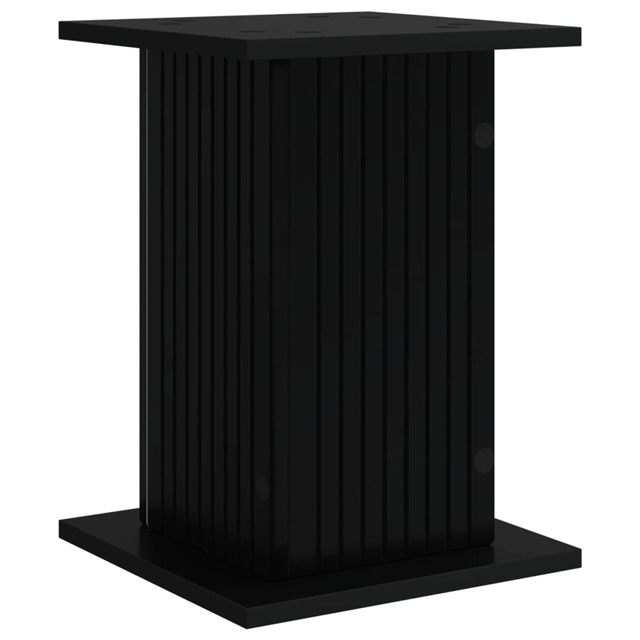 Plantenstandaard Zwart 30,5 x 30 x 43 cm Bewerkt hout