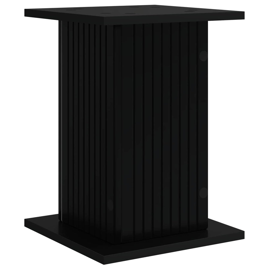 Plantenstandaard Zwart 30,5 x 30 x 43 cm Bewerkt hout