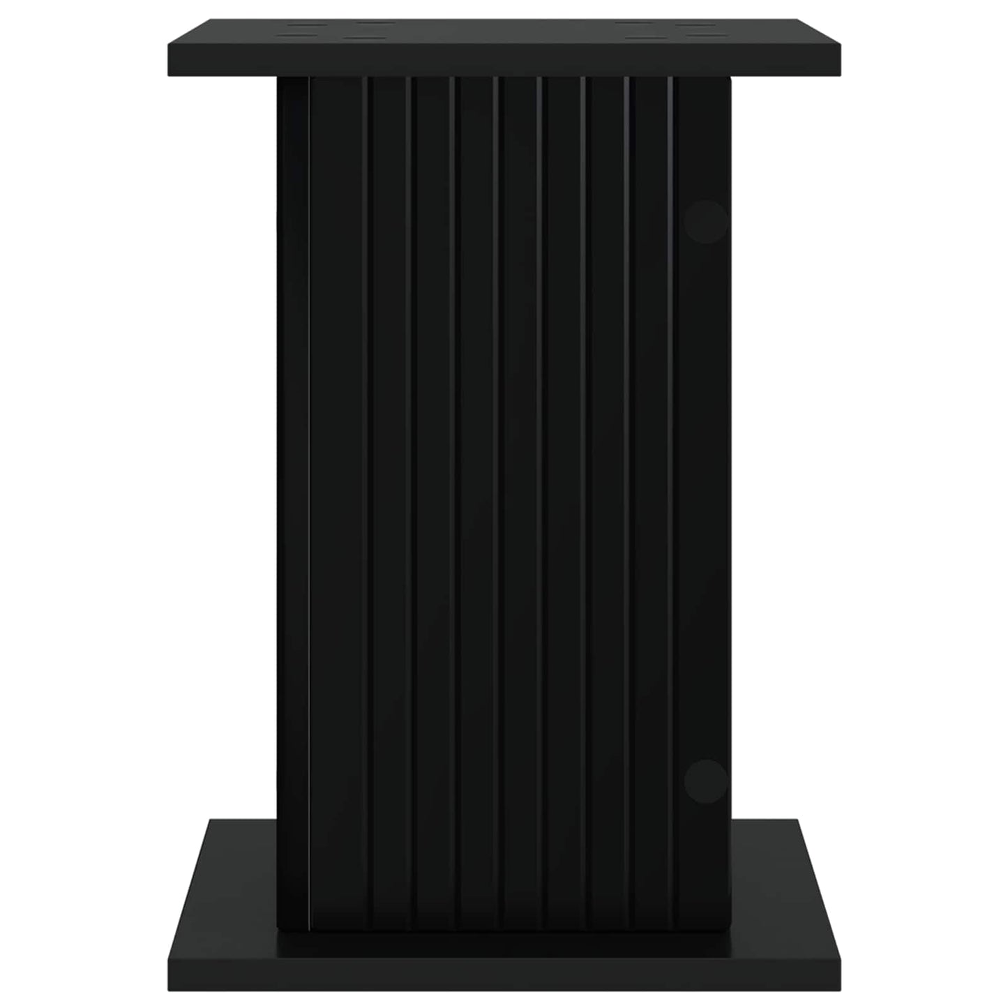 Plantenstandaard Zwart 30,5 x 30 x 43 cm Bewerkt hout