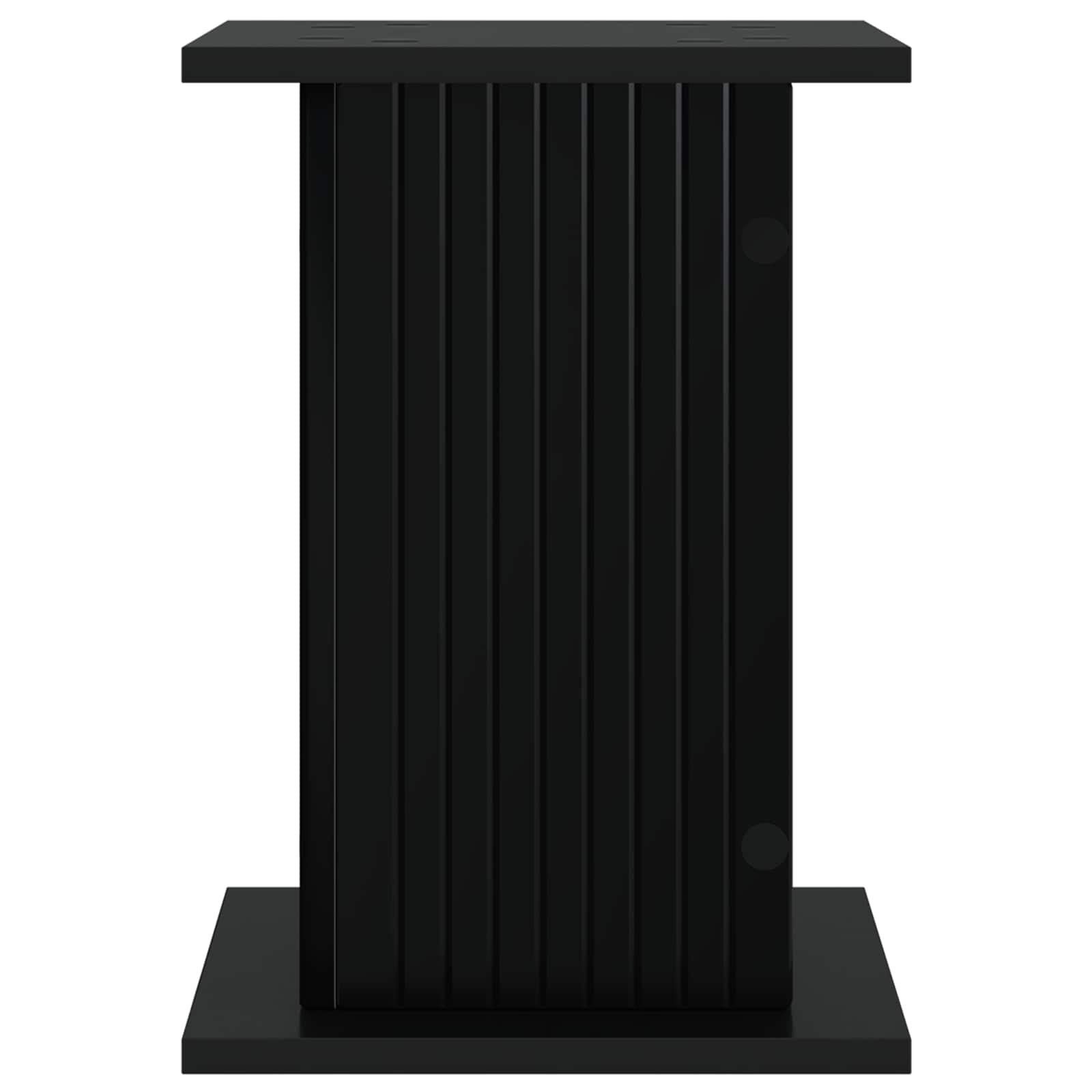 Plantenstandaard Zwart 30,5 x 30 x 43 cm Bewerkt hout