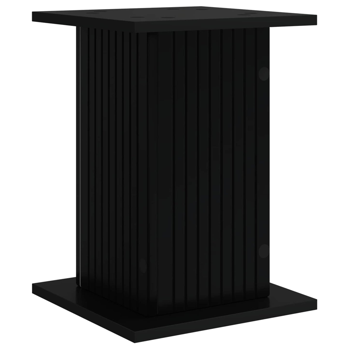 Plantenstandaard 2 pcs Zwart 30,5 x 30 x 43 cm Bewerkt hout