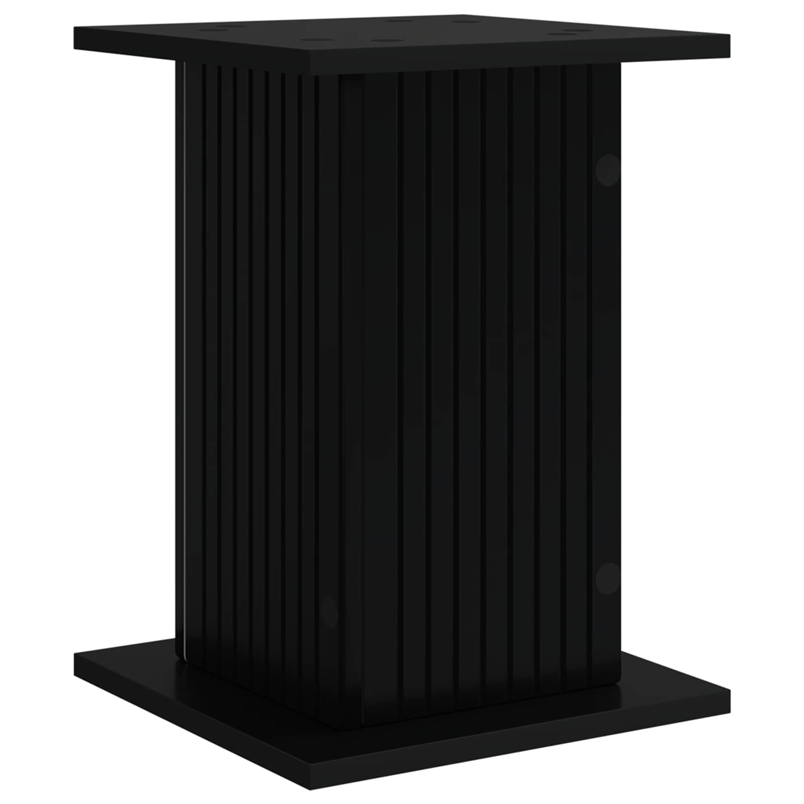 Plantenstandaard 2 pcs Zwart 30,5 x 30 x 43 cm Bewerkt hout