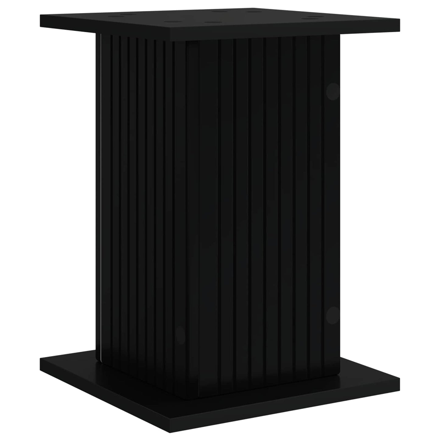Plantenstandaard 2 pcs Zwart 30,5 x 30 x 43 cm Bewerkt hout