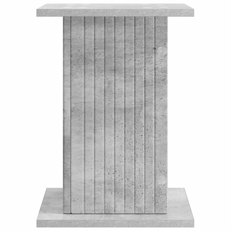 Plantenstandaard Betongrijs 30,5 x 30 x 43 cm Bewerkt hout