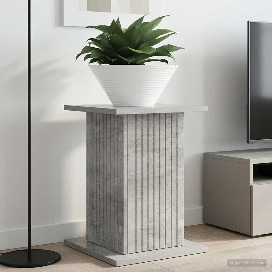 Plantenstandaard 2 pcs Betongrijs 30,5 x 30 x 43 cm