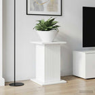 Plant Stand 2 pcs High Gloss White 30.5 x 30 x 43 cm