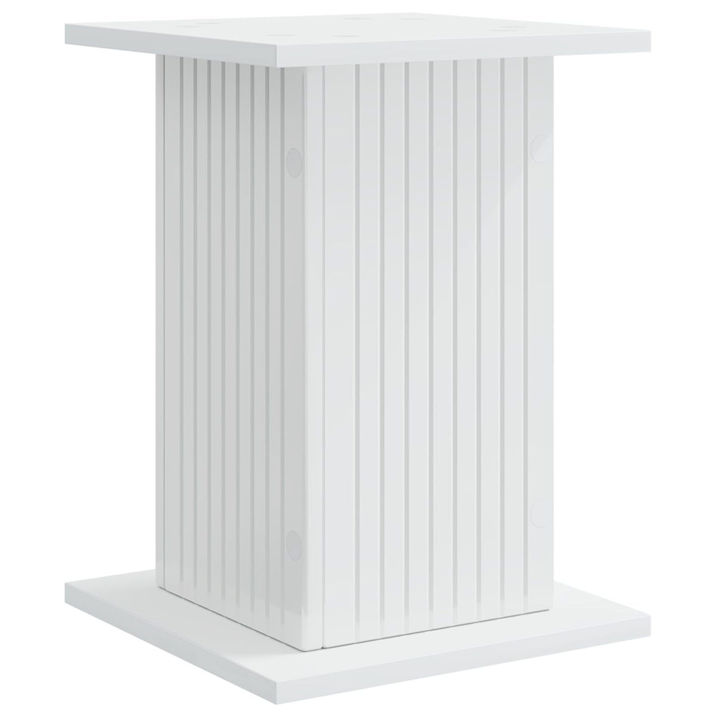 Plantenstandaard 2 pcs Hoogglans Wit 30,5 x 30 x 43 cm