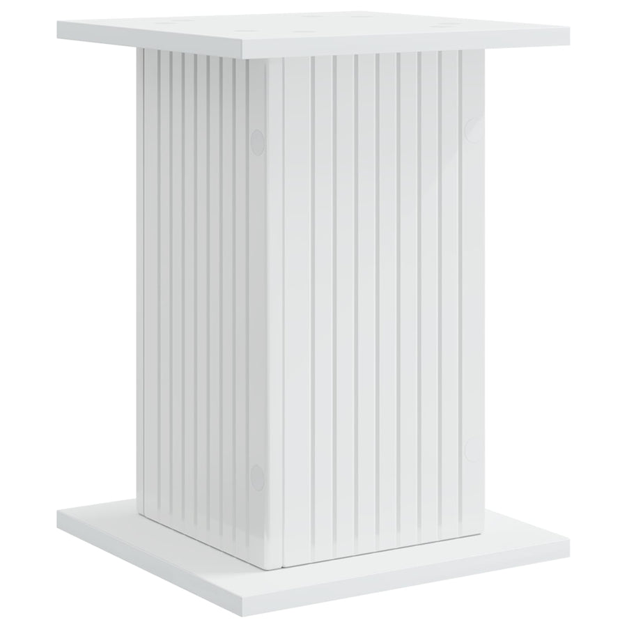 Plantenstandaard 2 pcs Hoogglans Wit 30,5 x 30 x 43 cm