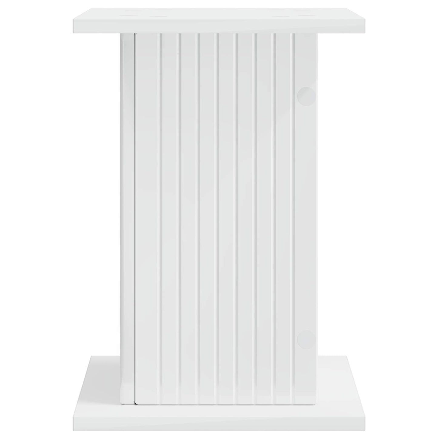 Plantenstandaard 2 pcs Hoogglans Wit 30,5 x 30 x 43 cm