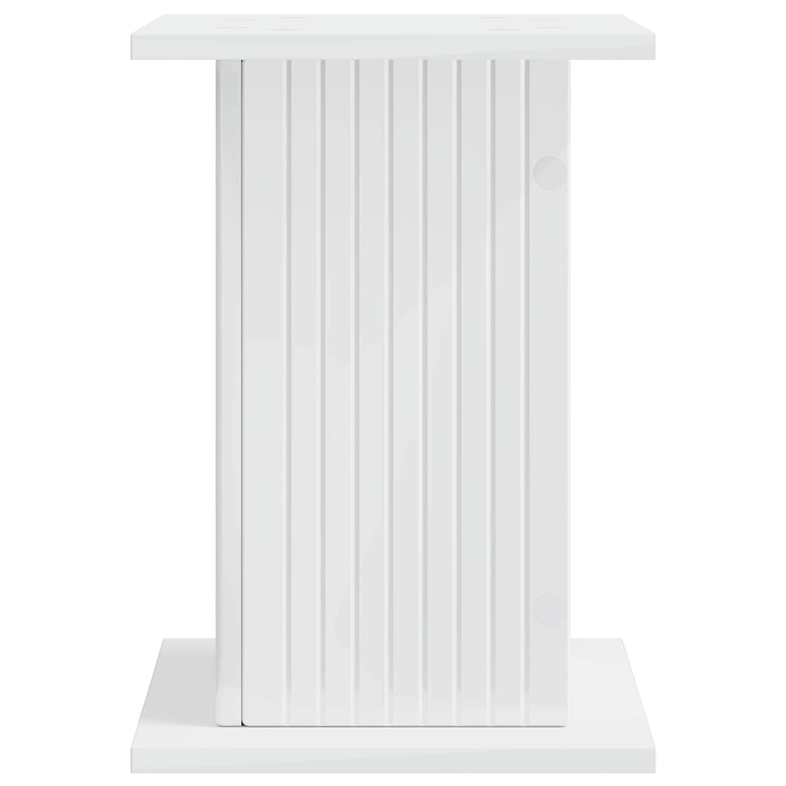 Plantenstandaard 2 pcs Hoogglans Wit 30,5 x 30 x 43 cm