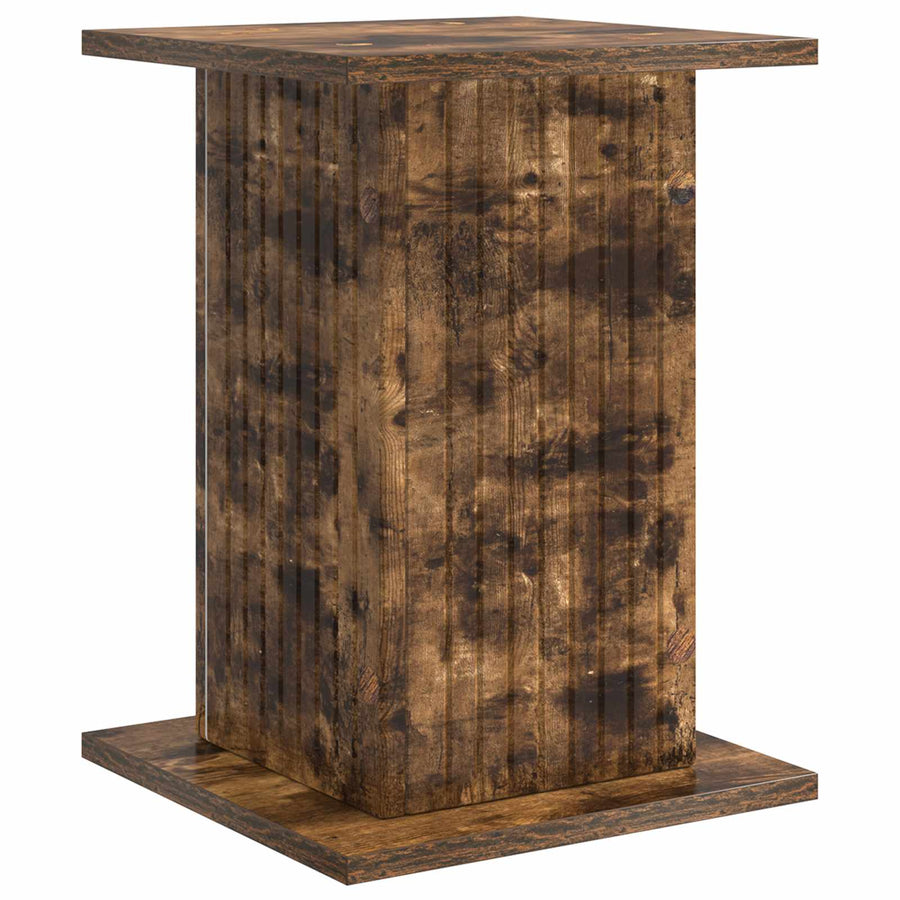 Plantenstandaard Gerookt eiken 30,5 x 30 x 43 cm Bewerkt hout