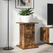 Plantenstandaard 2 stuks gerookt eiken 30,5x30x43 cm