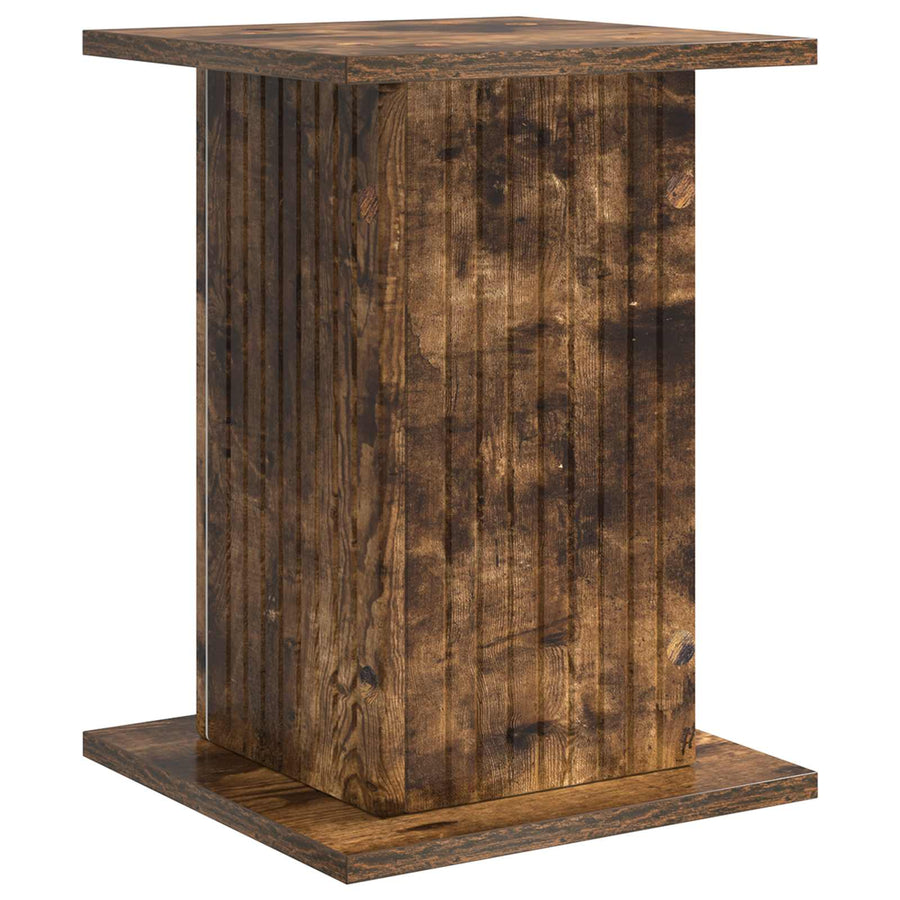 Plantenstandaard 2 pcs Gerookt eiken 30,5 x 30 x 43 cm