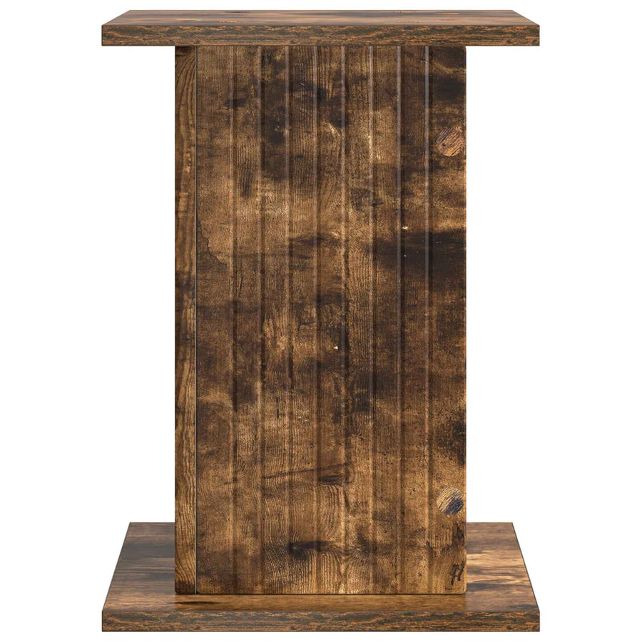 Plantenstandaard 2 pcs Gerookt eiken 30,5 x 30 x 43 cm