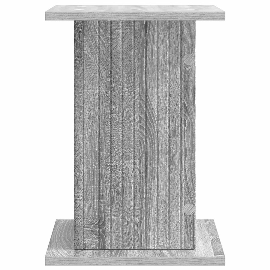 Plantenstandaard Grijs sonoma 30,5 x 30 x 43 cm Bewerkt hout