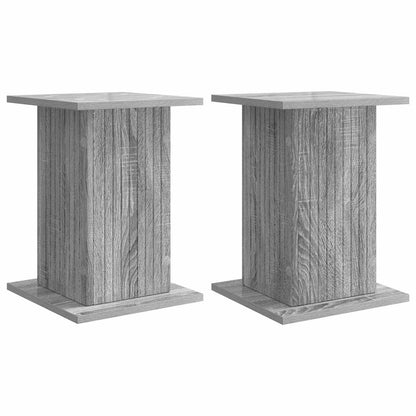 Plantenstandaard 2 pcs Grijs sonoma 30,5 x 30 x 43 cm