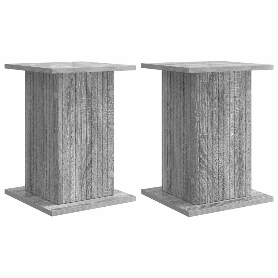 Plantenstandaard 2 pcs Grijs sonoma 30,5 x 30 x 43 cm