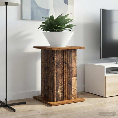 Plantenstandaard Oud hout 30,5 x 30 x 43 cm Bewerkt hout