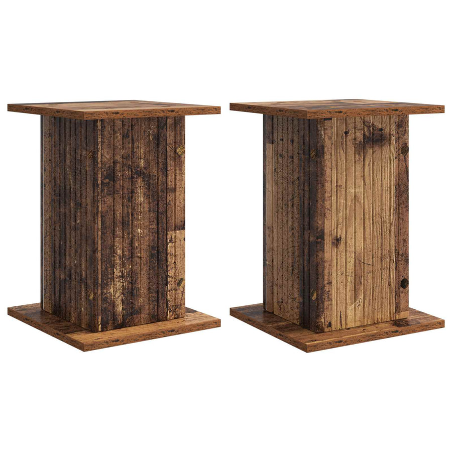 Plantenstandaard 2 pcs Oud hout 30,5 x 30 x 43 cm Bewerkt hout