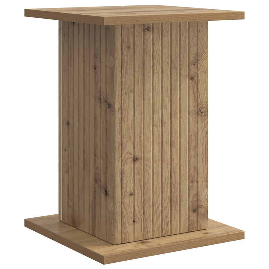 Plantenstandaard Artisanaal eiken 30,5 x 30 x 43 cm