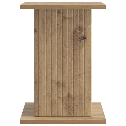Plantenstandaard Artisanaal eiken 30,5 x 30 x 43 cm