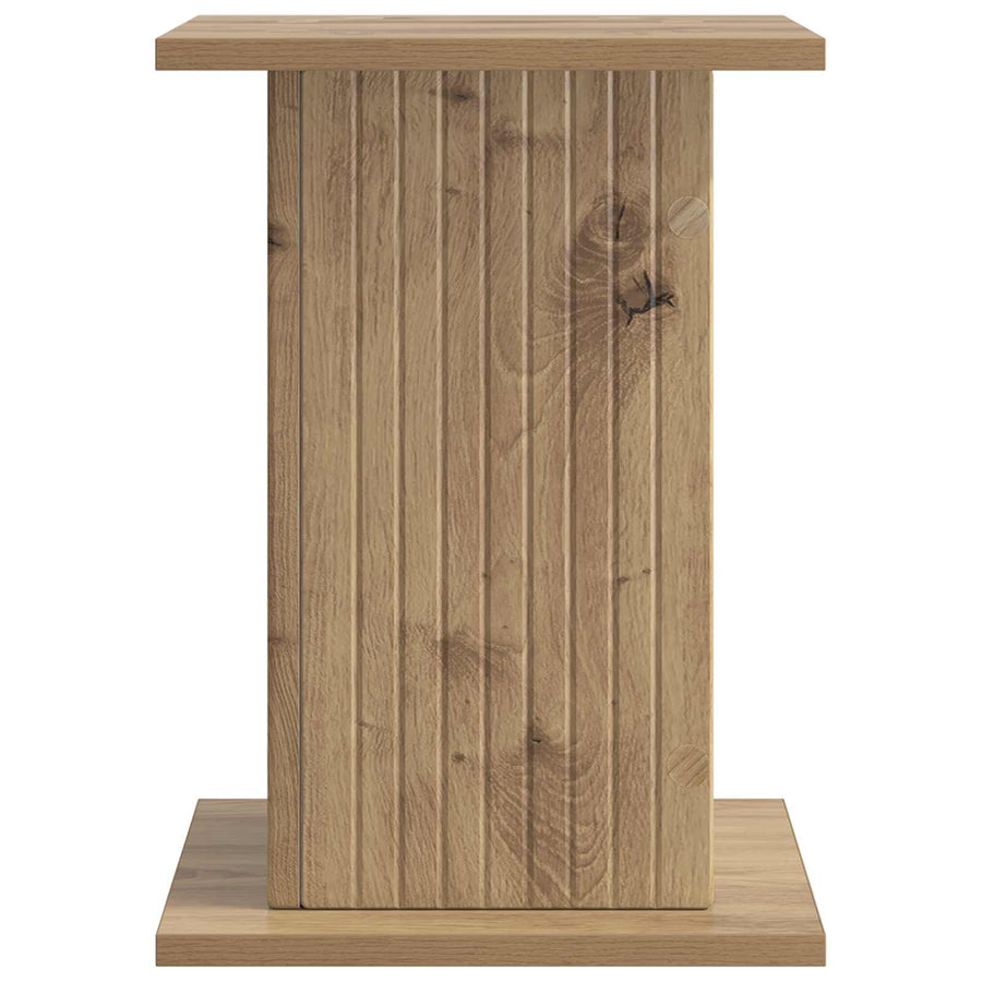 Plantenstandaard 2 pcs Artisanaal eiken 30,5 x 30 x 43 cm