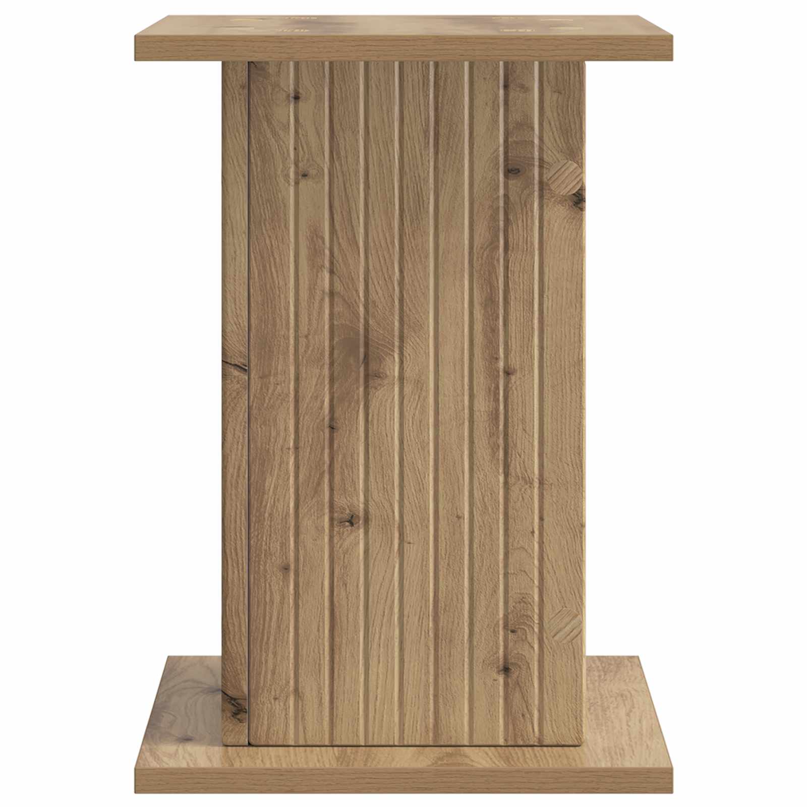 Plantenstandaard 2 pcs Artisanaal eiken 30,5 x 30 x 43 cm