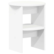 Bijzetkast Wit Ø40 x 50 cm Geconstrueerd hout