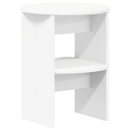 Bijzetkast 2 pcs Wit Ø40 x 50 cm Geconstrueerd hout
