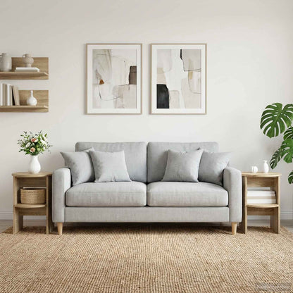 Bijzetkast Sonoma Eiken Ø40 x 50 cm Geconstrueerd hout