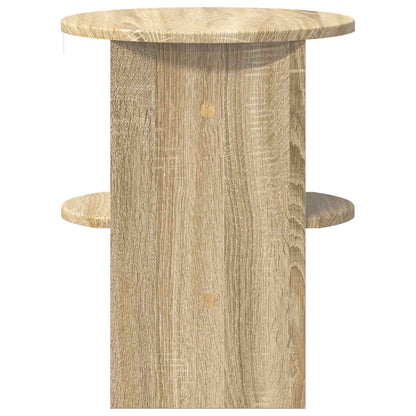 Bijzetkast 2 pcs Sonoma Eiken Ø40 x 50 cm Geconstrueerd hout