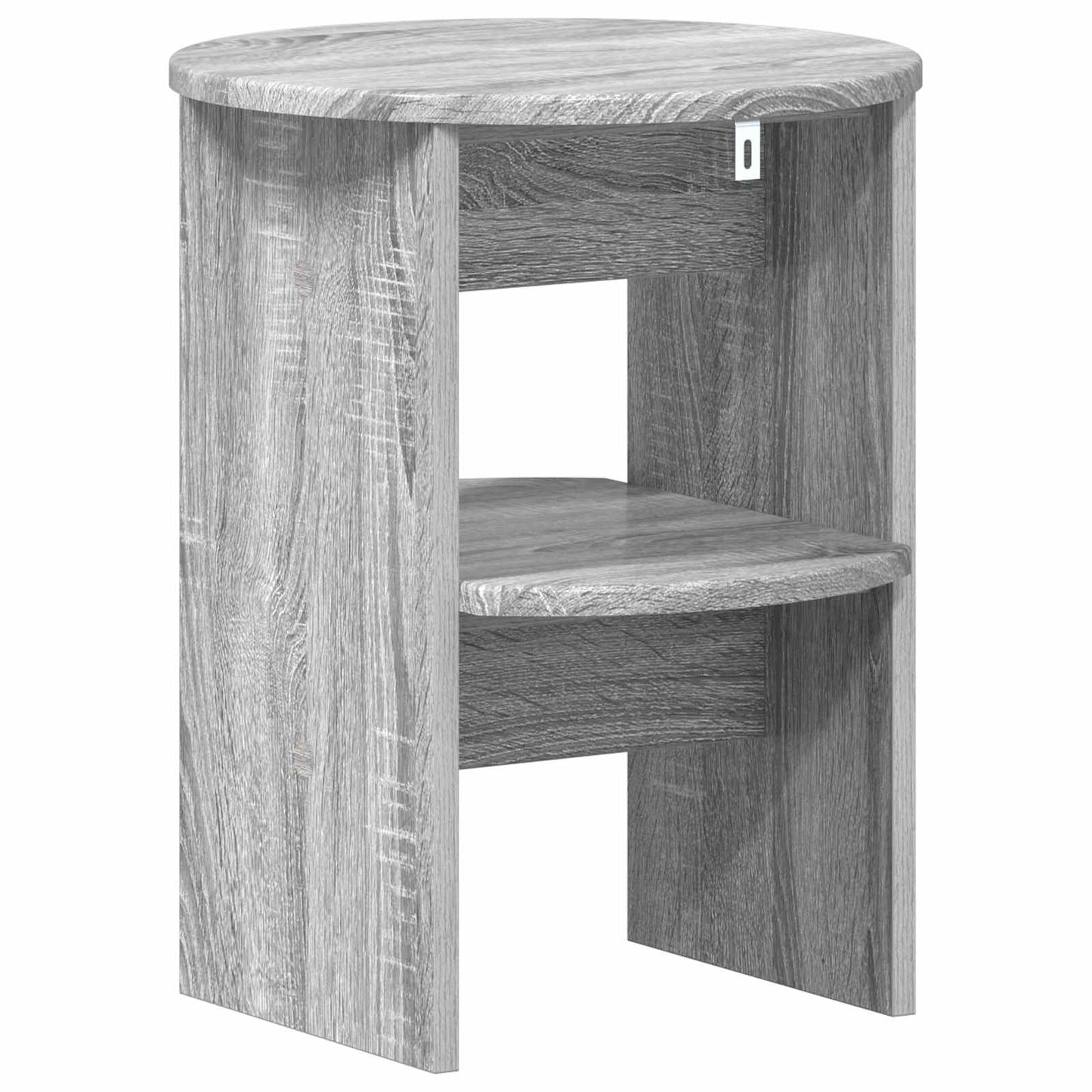 Bijzetkast Grijze Sonoma Ø40 x 50 cm Geconstrueerd hout