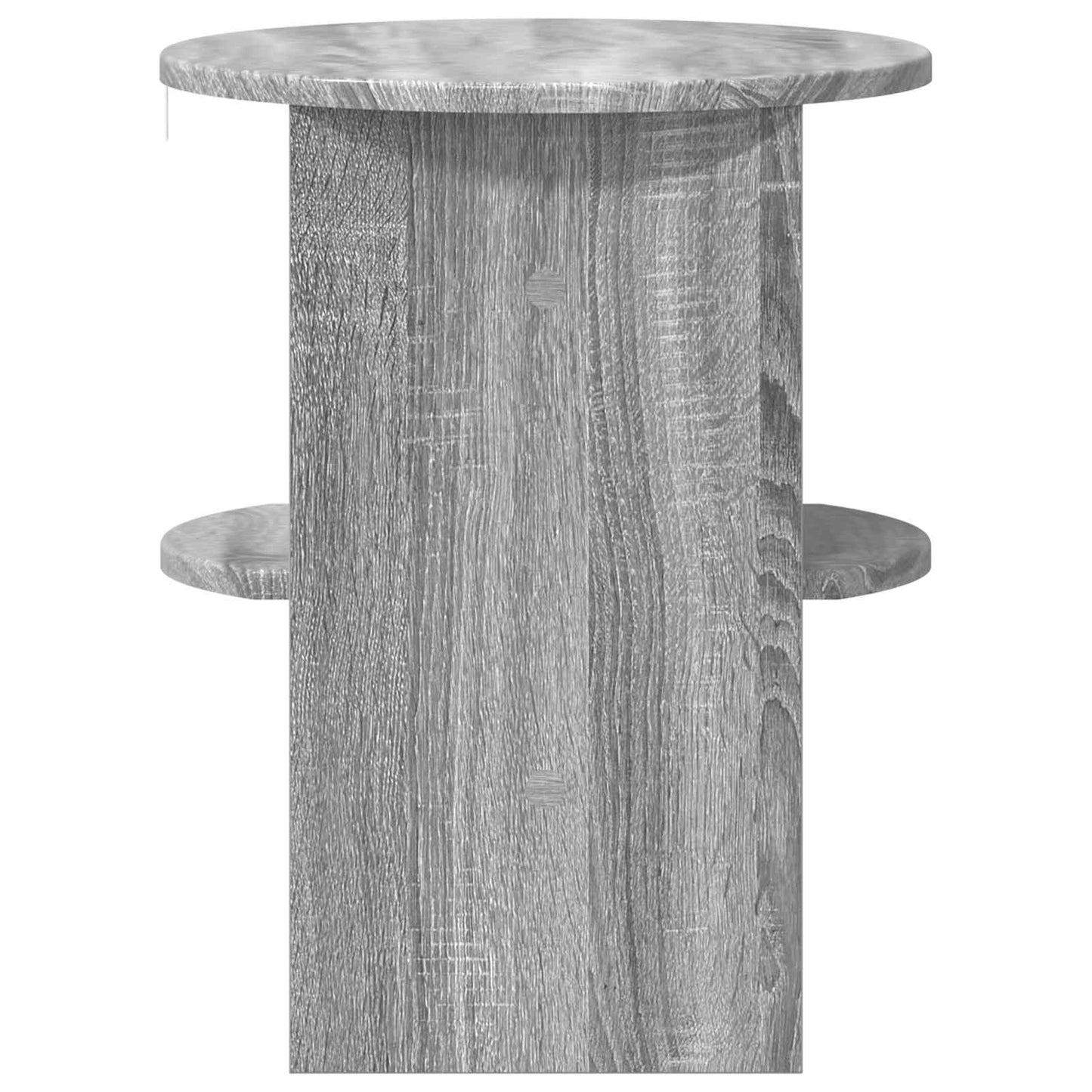 Bijzetkast Grijze Sonoma Ø40 x 50 cm Geconstrueerd hout